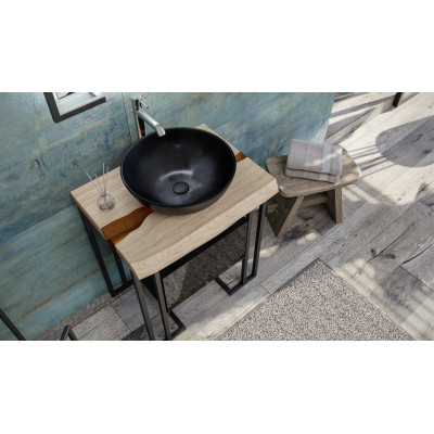 Тумба под раковину подвесная 45см черная Velvex Loft tpGEL.45-44.213