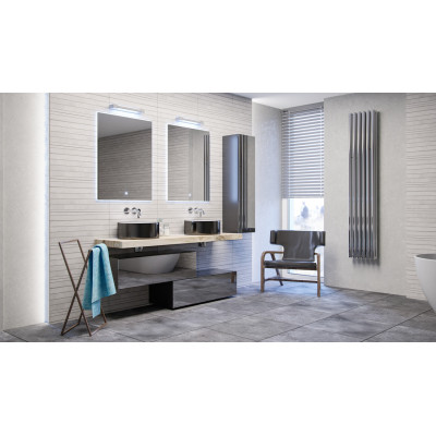 Шкаф-пенал подвесной черный 33см Velvex Loft ppFEL.120-21.44