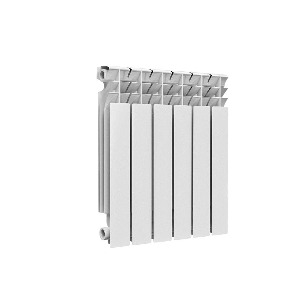 Радиатор алюминиевый 6 секций белый Ogint ALPHA 350 RAL 9016 017-3257
