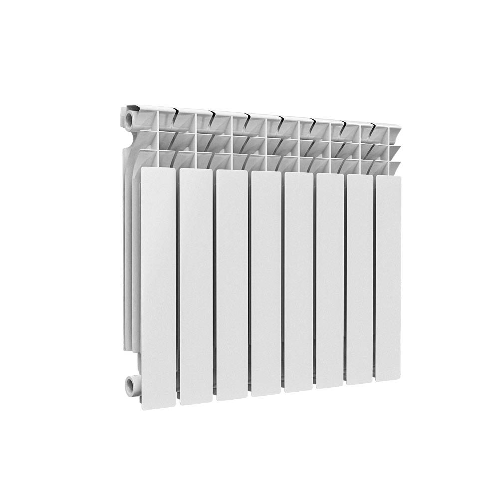 Радиатор алюминиевый 8 секций белый Ogint ALPHA 350 RAL 9016 017-3259