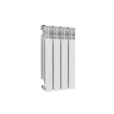 Радиатор алюминиевый 4 секции белый Ogint ALPHA 500 RAL 9016 017-3247