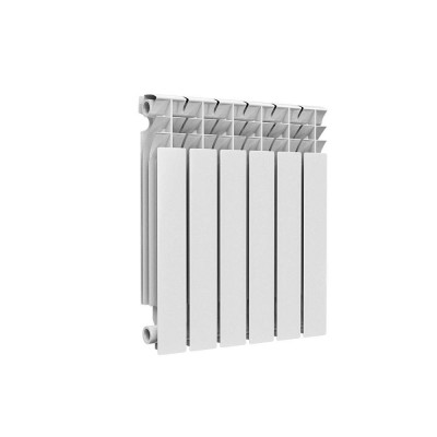 Радиатор алюминиевый 6 секции белый Ogint ALPHA 500 RAL 9016 017-3249