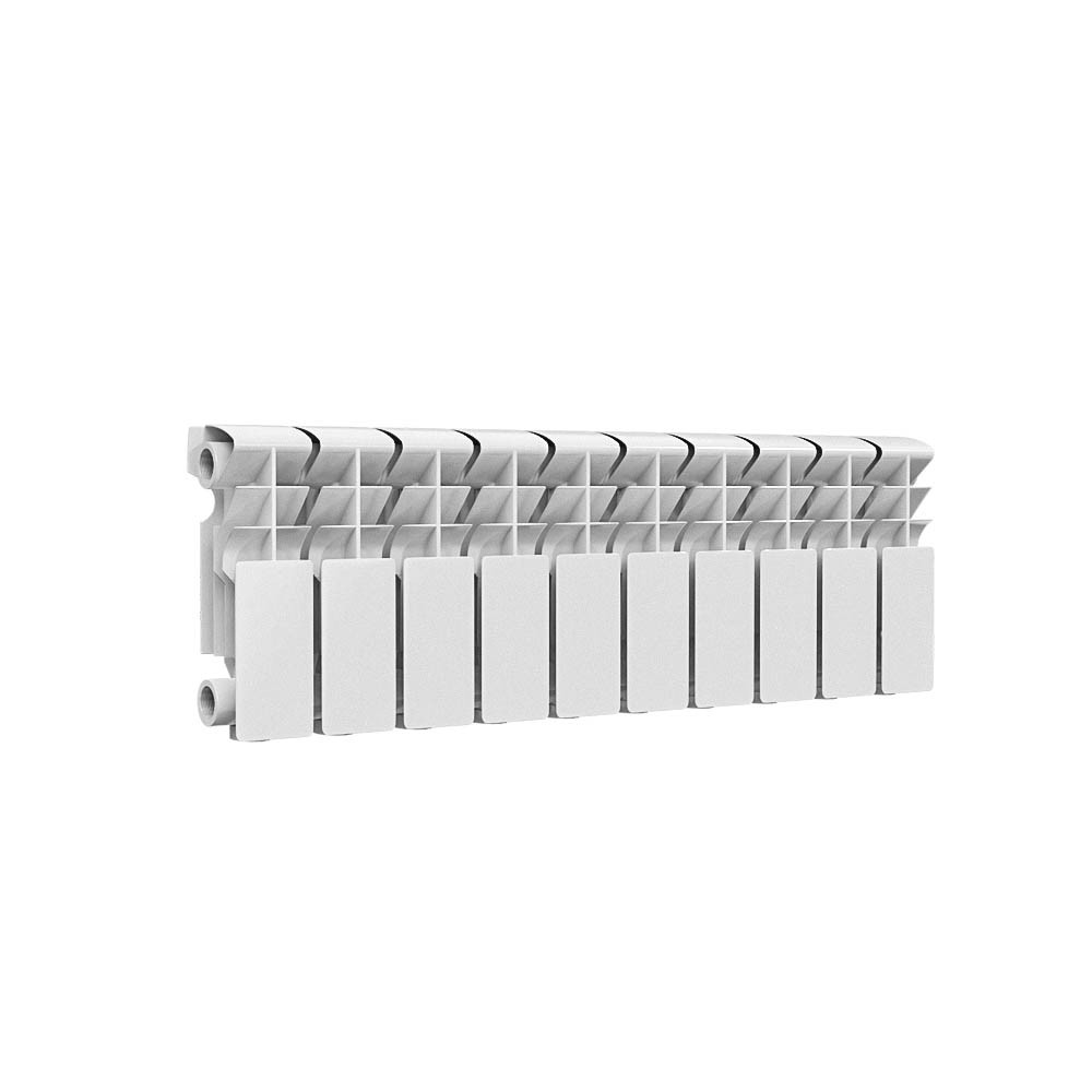 Радиатор алюминиевый 10 секций белый Ogint CLASSIC 200 RAL 9016 117-6001