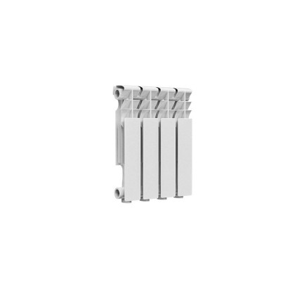 Радиатор алюминиевый 4 секции белый Ogint DELTA PLUS 350 RAL 9016 117-0342
