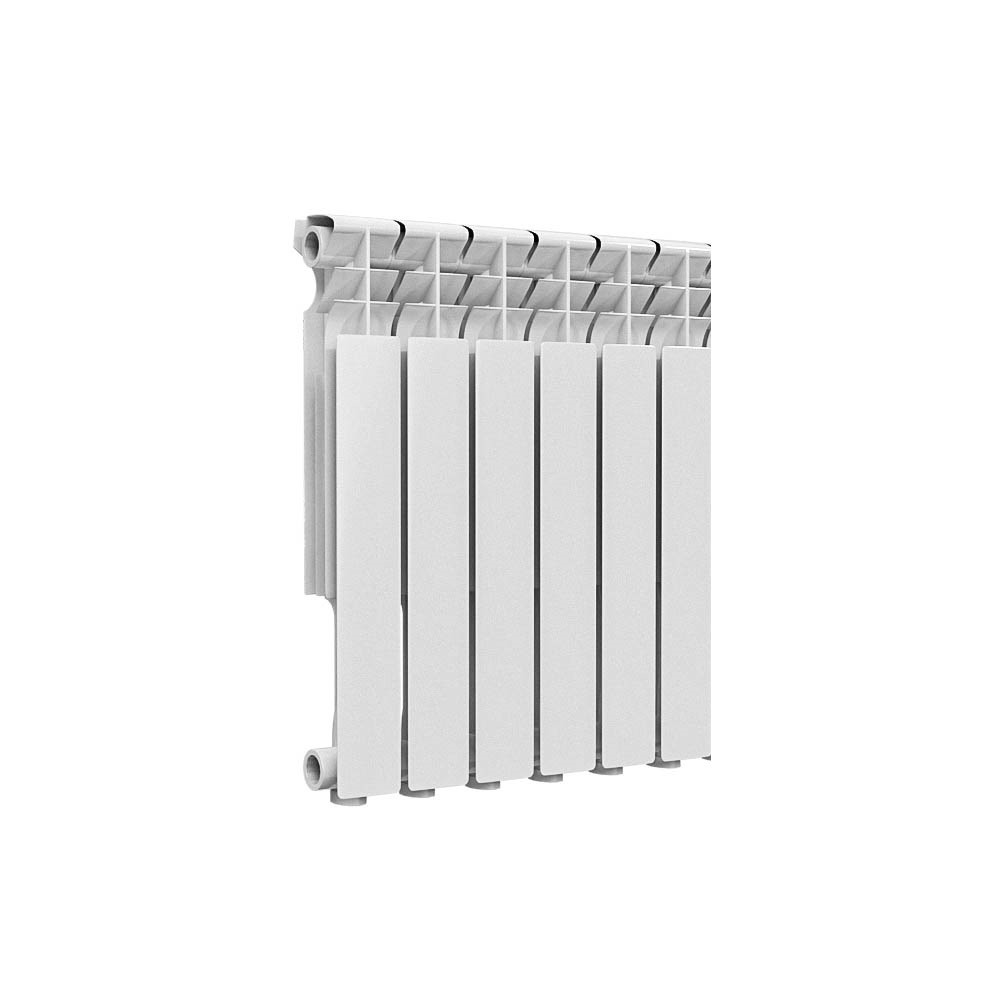 Радиатор алюминиевый 6 секций белый Ogint DELTA PLUS 500 RAL 9016 117-5945