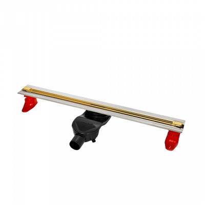Линейный трап 100см глянцевое золото Berges Super Slim 092155