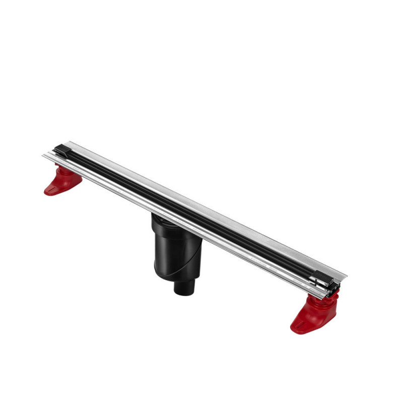 Линейный трап 80см черный матовый Berges Super Slim 095054