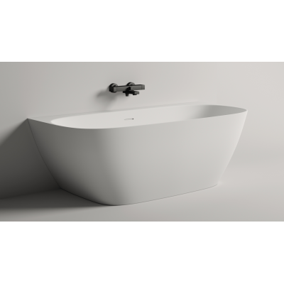 Пристенная ванна Salini SOFIA WALL 170x80 S-Sense, глянцевая, белая, 102512G
