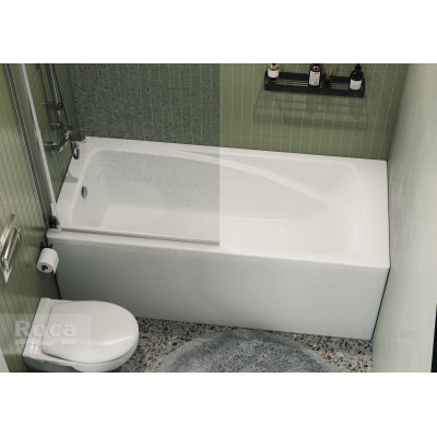 Акриловая ванна Roca Hall 170х75 прямоугольная белая ZRU9302768