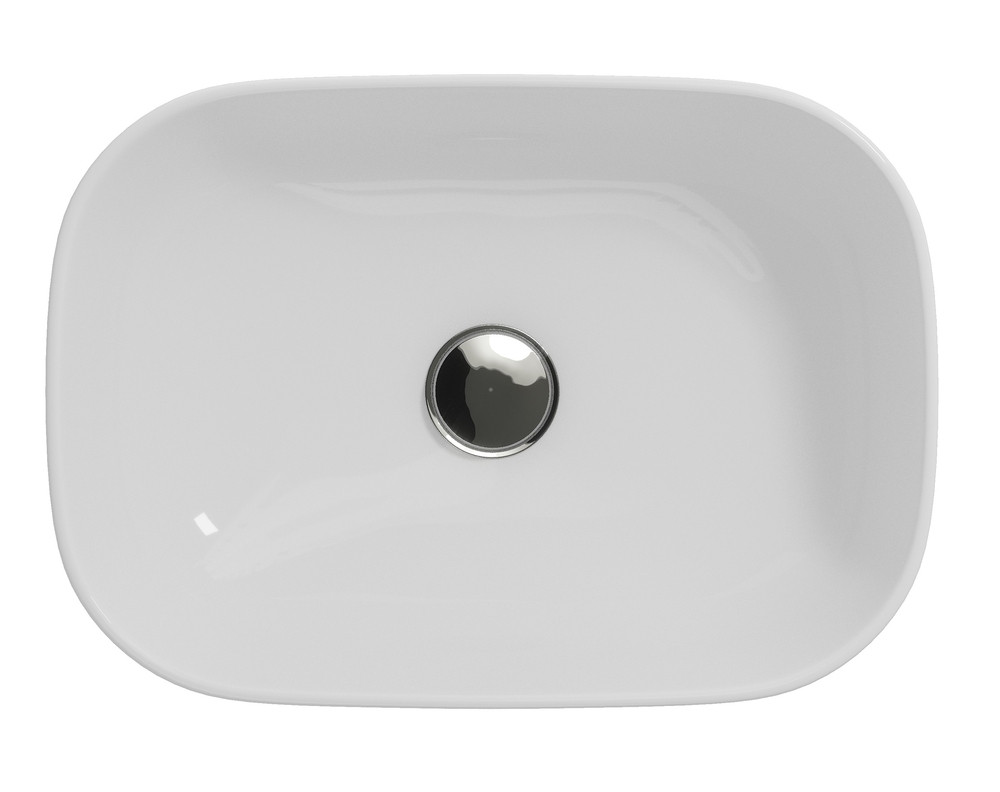 Раковина 50x36x15 Cersanit MODUO 50 Square для установки на столешницу, белая, A63570
