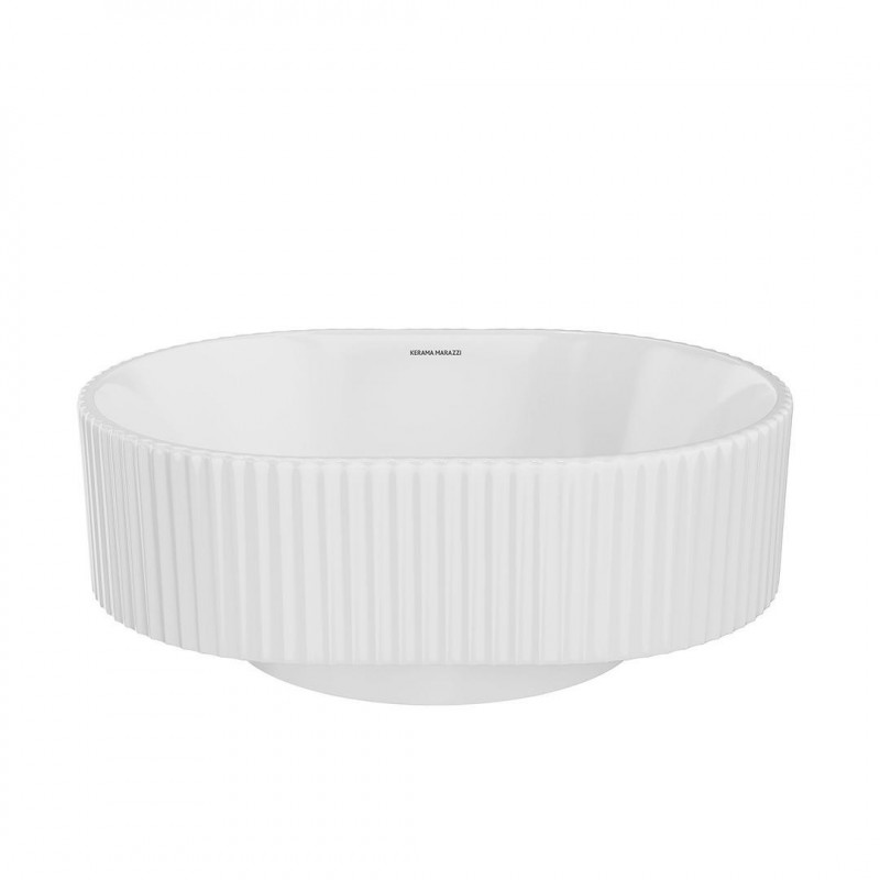 Раковина 505x366x140 Kerama Marazzi Artbasin Vento накладная 50, белая глянцевая, VE.wb.50WHT
