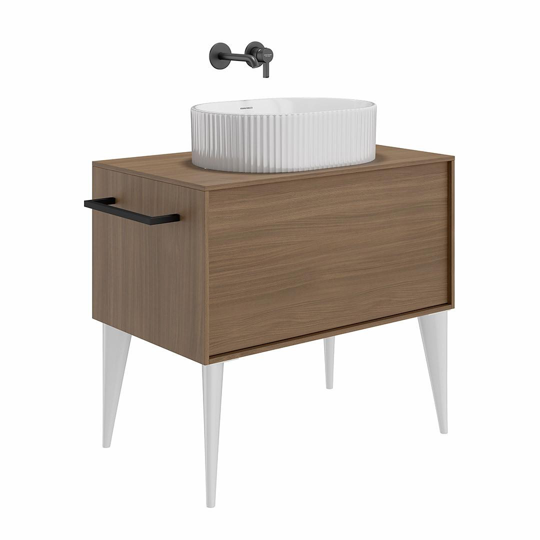 Раковина 505x366x140 Kerama Marazzi Artbasin Vento накладная 50, белая глянцевая, VE.wb.50WHT