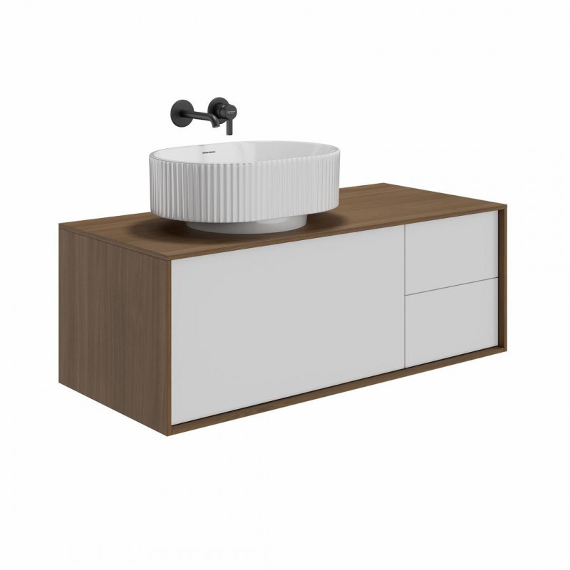 Раковина 505x366x140 Kerama Marazzi Artbasin Vento накладная 50, белая глянцевая, VE.wb.50WHT