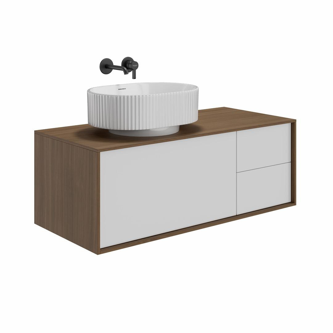 Раковина 505x366x140 Kerama Marazzi Artbasin Vento накладная 50, белая глянцевая, VE.wb.50WHT