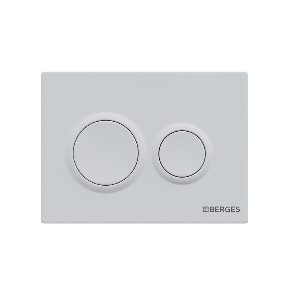 Кнопка смыва для инсталляции Soft Touch белая Berges 040064
