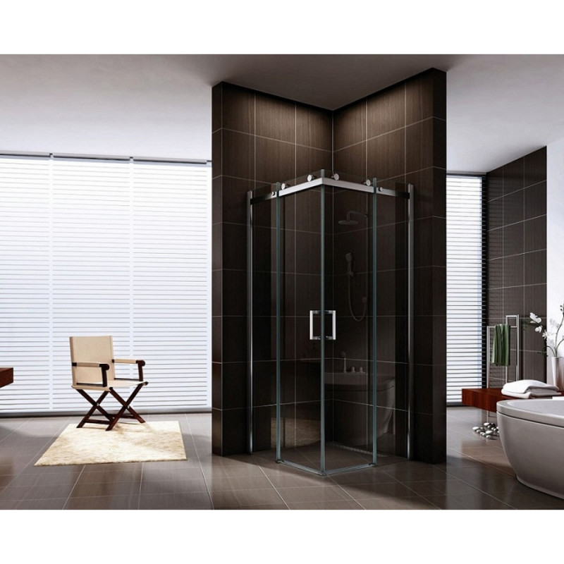 Душевой уголок хром 100x100см Berges Gelios 061027