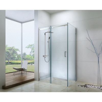 Душевой уголок хром 100x80см Berges Meltia 061015