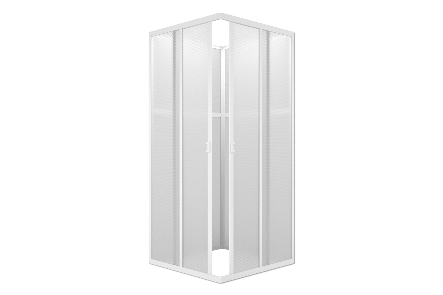 Душевой кабина квадратная, 80 x 80 см, 4 стенки, МетаКам