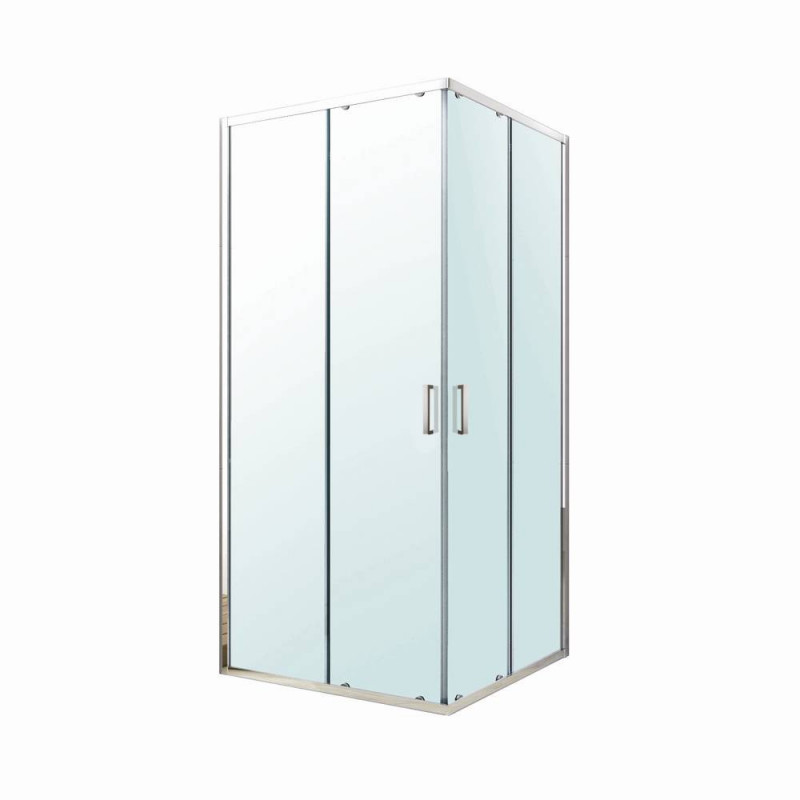 Душевой уголок хром 80x80см Berges Solo 061103