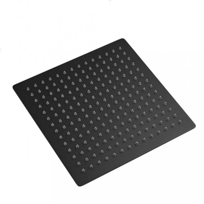 Верхний душ 25x25см черный Berges Nardis 074002