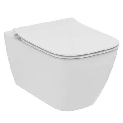 Подвесной унитаз Ideal Standard I.LIFE B RimLS+, глубокий смыв, с крепежом, сидение тонкое с микролифтом, T533001