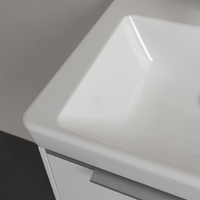 Раковина компактная 50x40x15см Villeroy&Boch Subway 3.0, Альпийский белый, с переливом