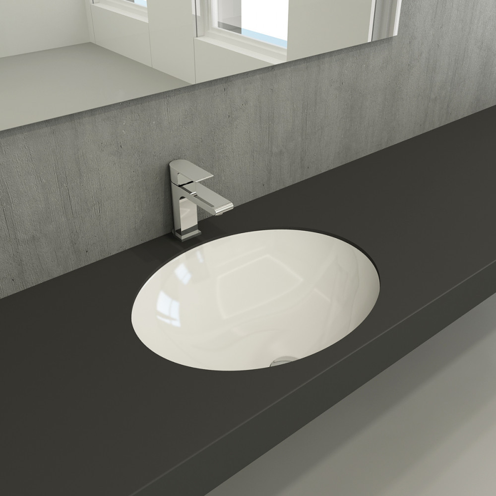 Встраиваемая раковина белая 56х45см Berges Ego 181007