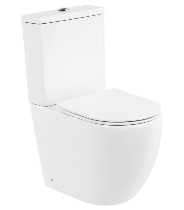 Унитаз напольный BelBagno AMANDA BB051CPR безободковый, для комплектации бачком
