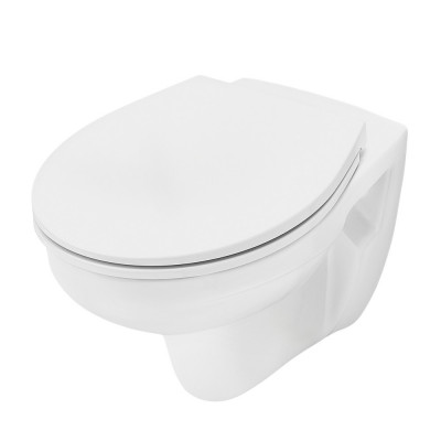 Безободковый подвесной унитаз TECE Basic в комплекте с сиденьем soft-close и крышкой, 9700018