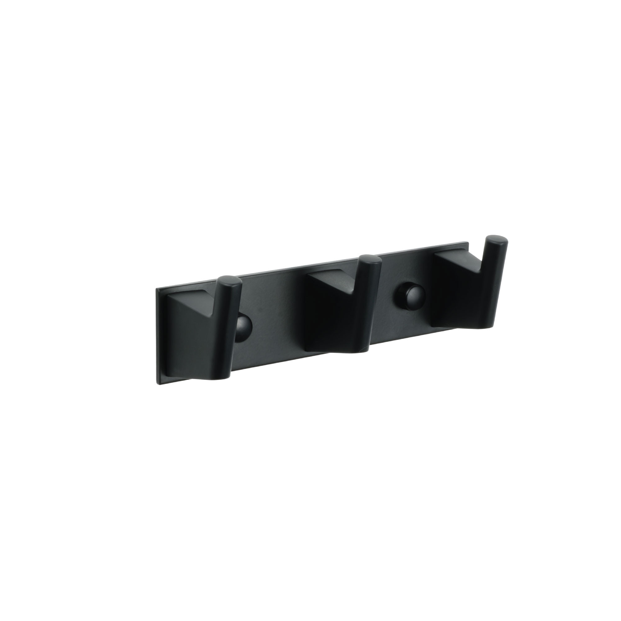 Планка 3 крючка черная Fixsen Trend FX-97805-3