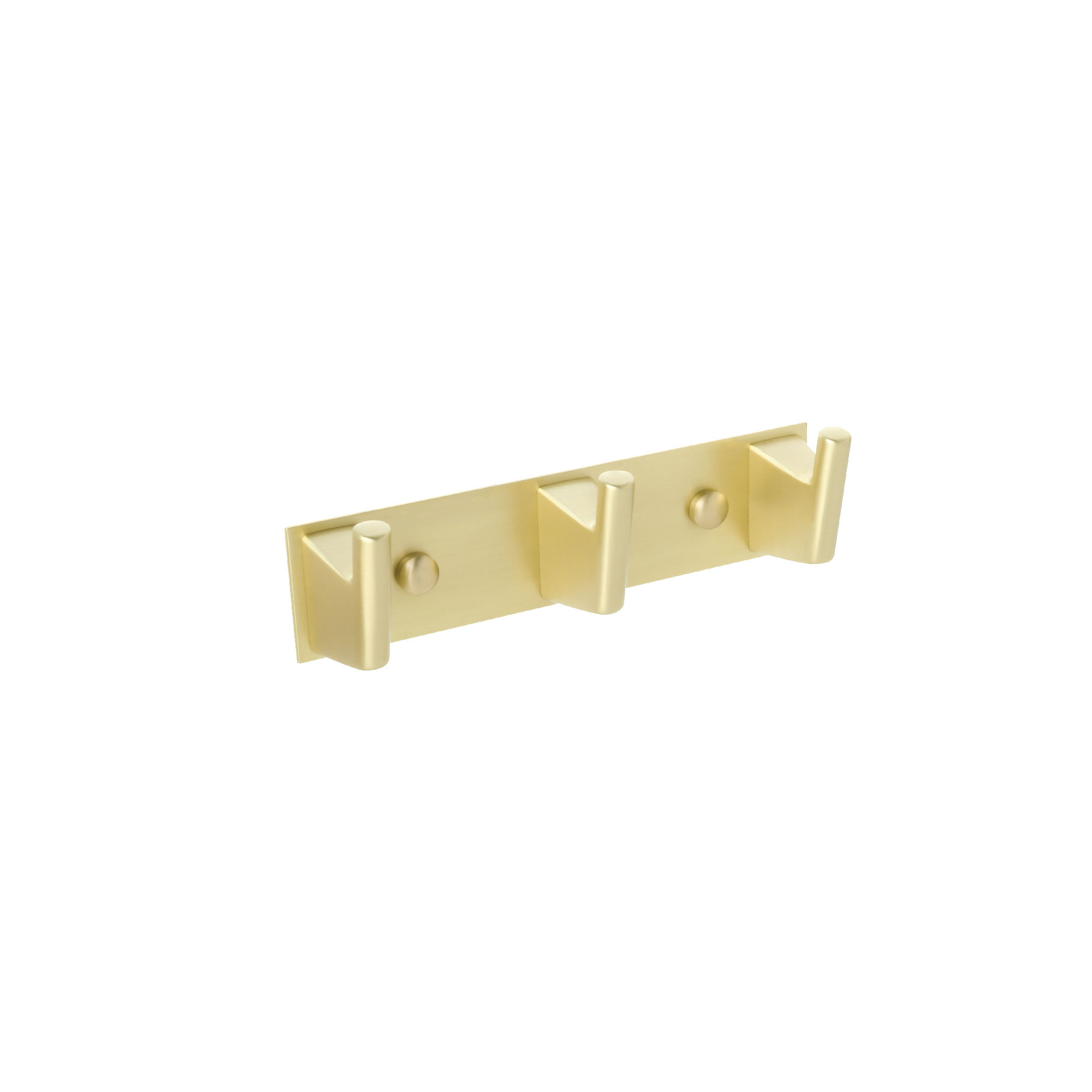 Планка 3 крючка золотая Fixsen Trend FX-99005-3