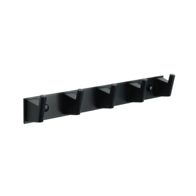 Планка 5 крючков черная Fixsen Trend FX-97805-5