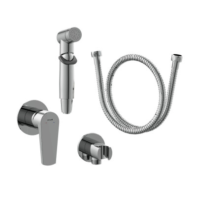 Смеситель с гигиеническим душем хром Cersanit Moduo 64105