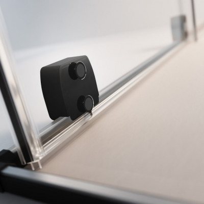 Перегородка Radaway Furo SL Black Walk-in 110L Door 588 Left черный профиль/прозрачное стекло