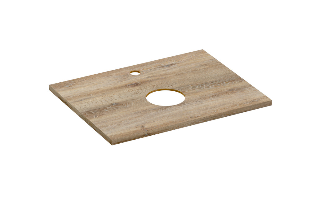 Столешница из керамогранита орех 60см Cersanit Wood 64187