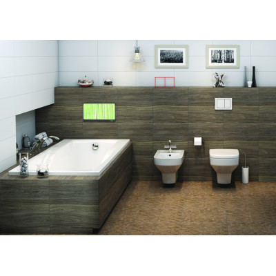 Акриловая ванна 170х85см белая Cersanit Zen 63355
