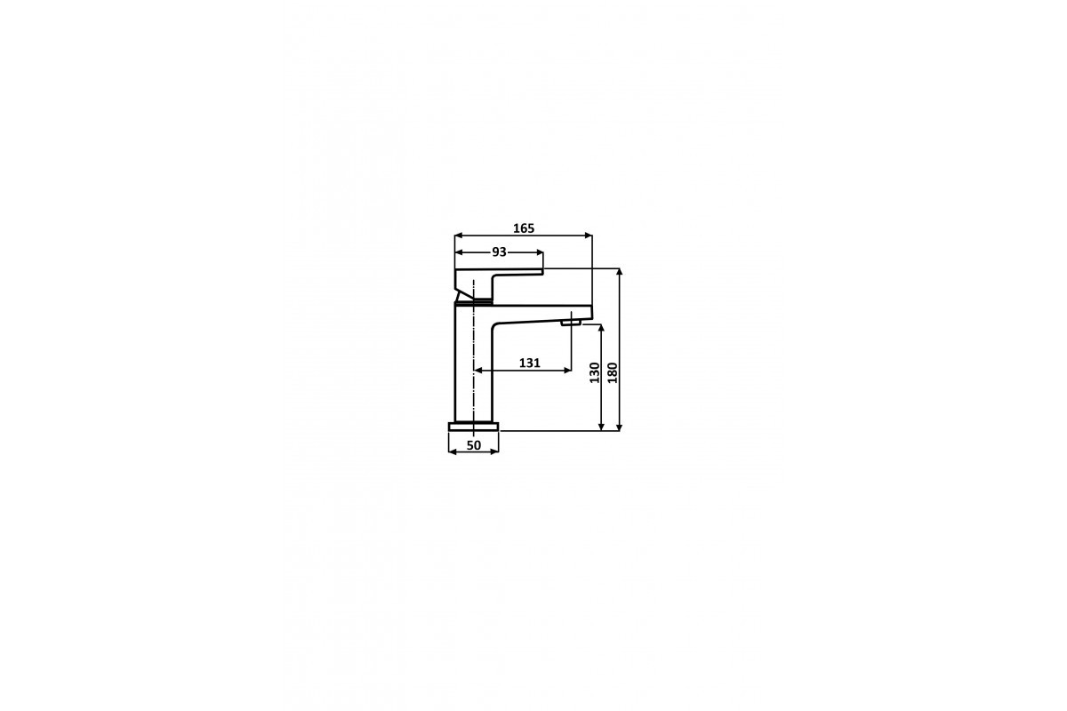 Смеситель для раковины хром Relisan Fango TVZ-0936