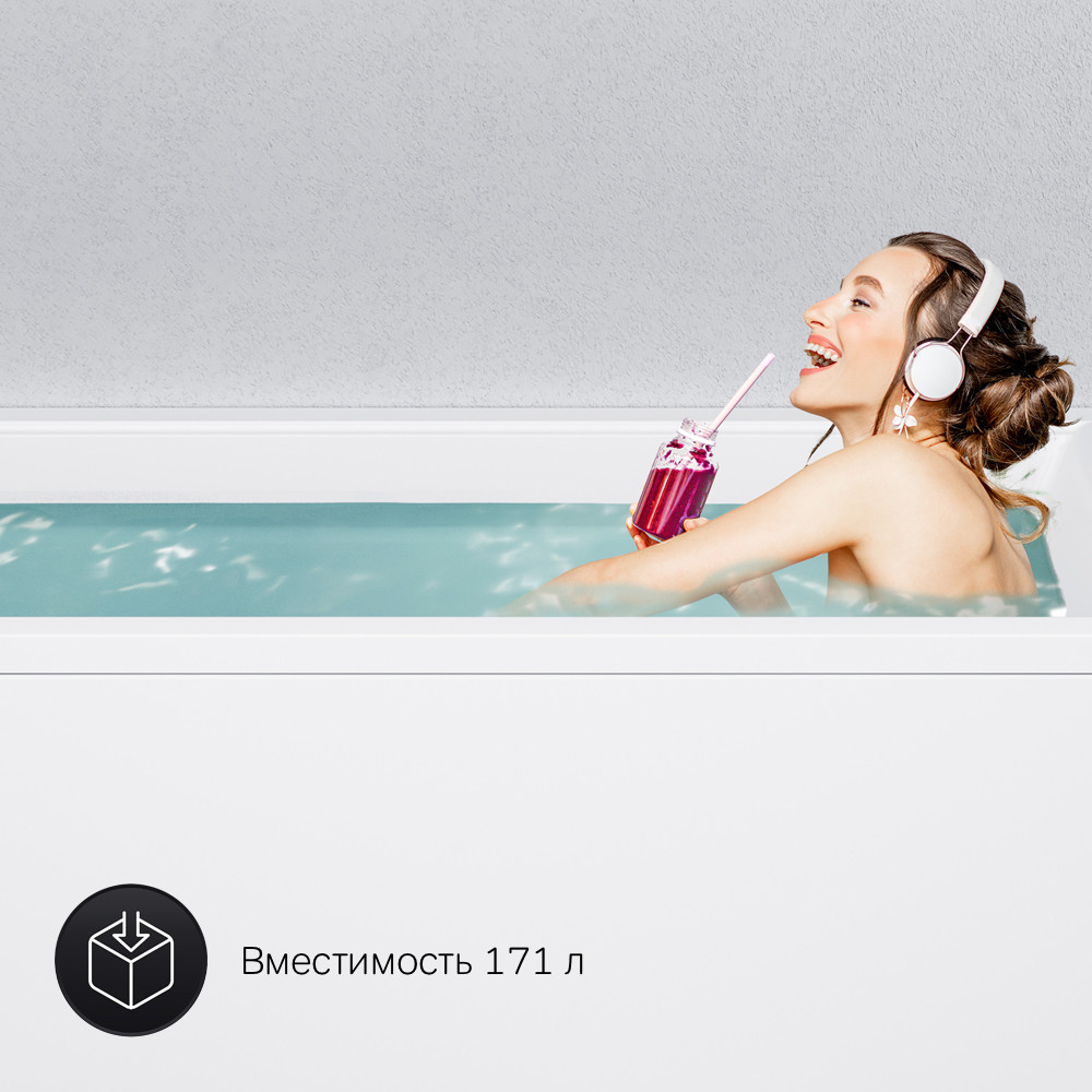Акриловая ванна белая 170x70см Am.pm Gem W90A-170-070W-A1