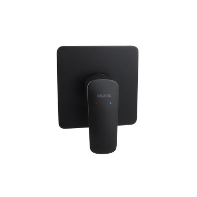 Смеситель для душа встраиваемый черный Aquatek Вега AQ1066MB