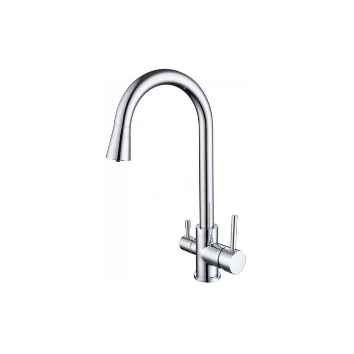 Смеситель для кухни хром Aquatek Вега AQ1085CR