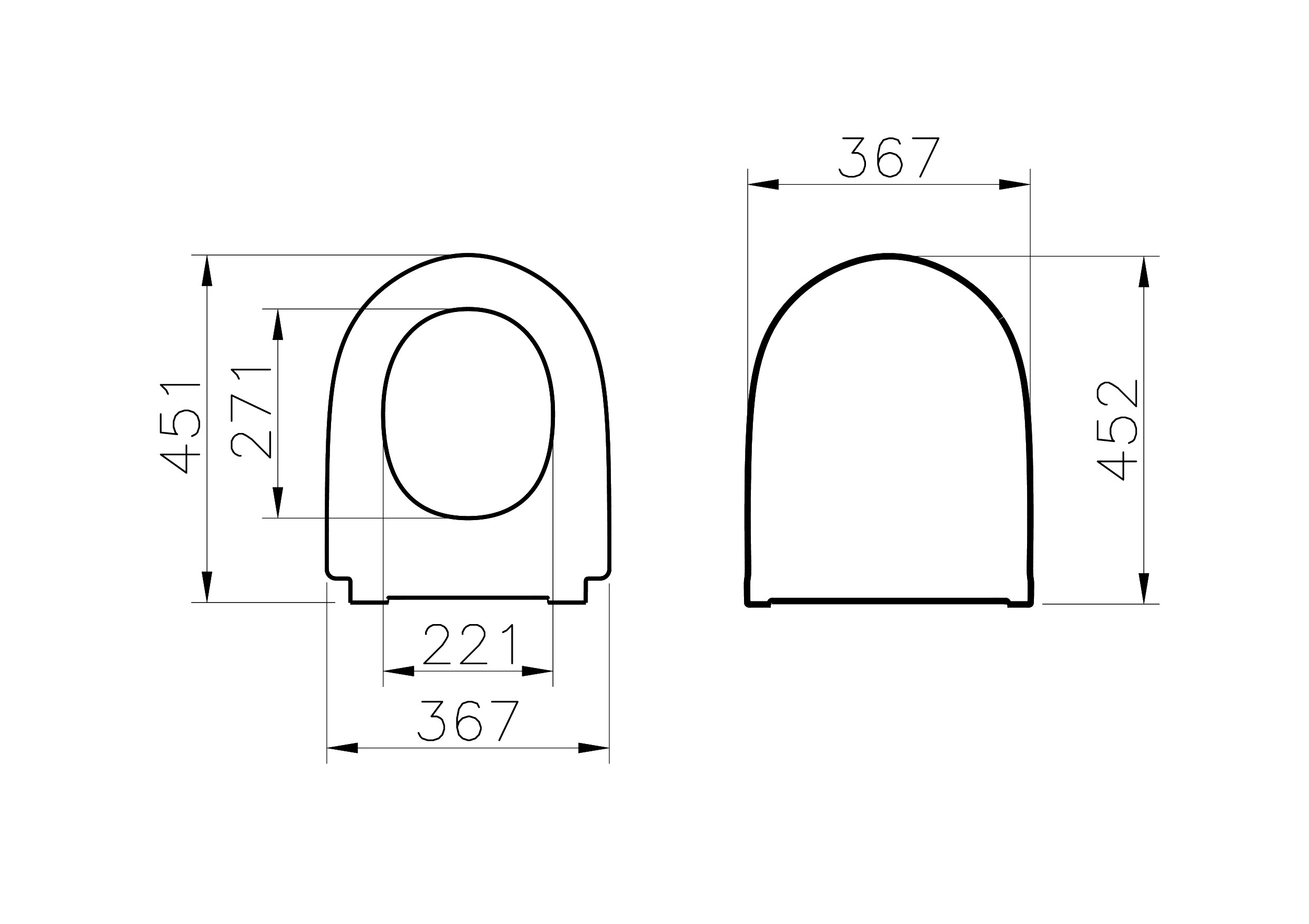 Сидение с крышкой VitrA Nest дюропласт с микролифтом, тонкое, белое, 220-003R409