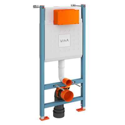 Система инсталляции Vitra V-Fix Core для унитазов, 3/6 л, глубина установки 12см, с крепежом, 732-5800-01