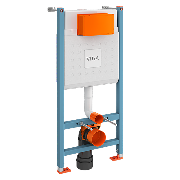 Система инсталляции Vitra V-Fix Core для унитазов, 3/6 л, глубина установки 12см, с крепежом, 732-5800-01