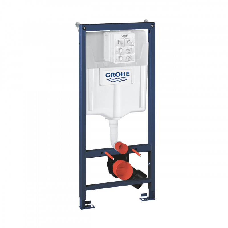 Инсталляция для подвесных унитазов 2в1 Grohe Rapid SL, высота 113см, с кронштейнами, 38536001