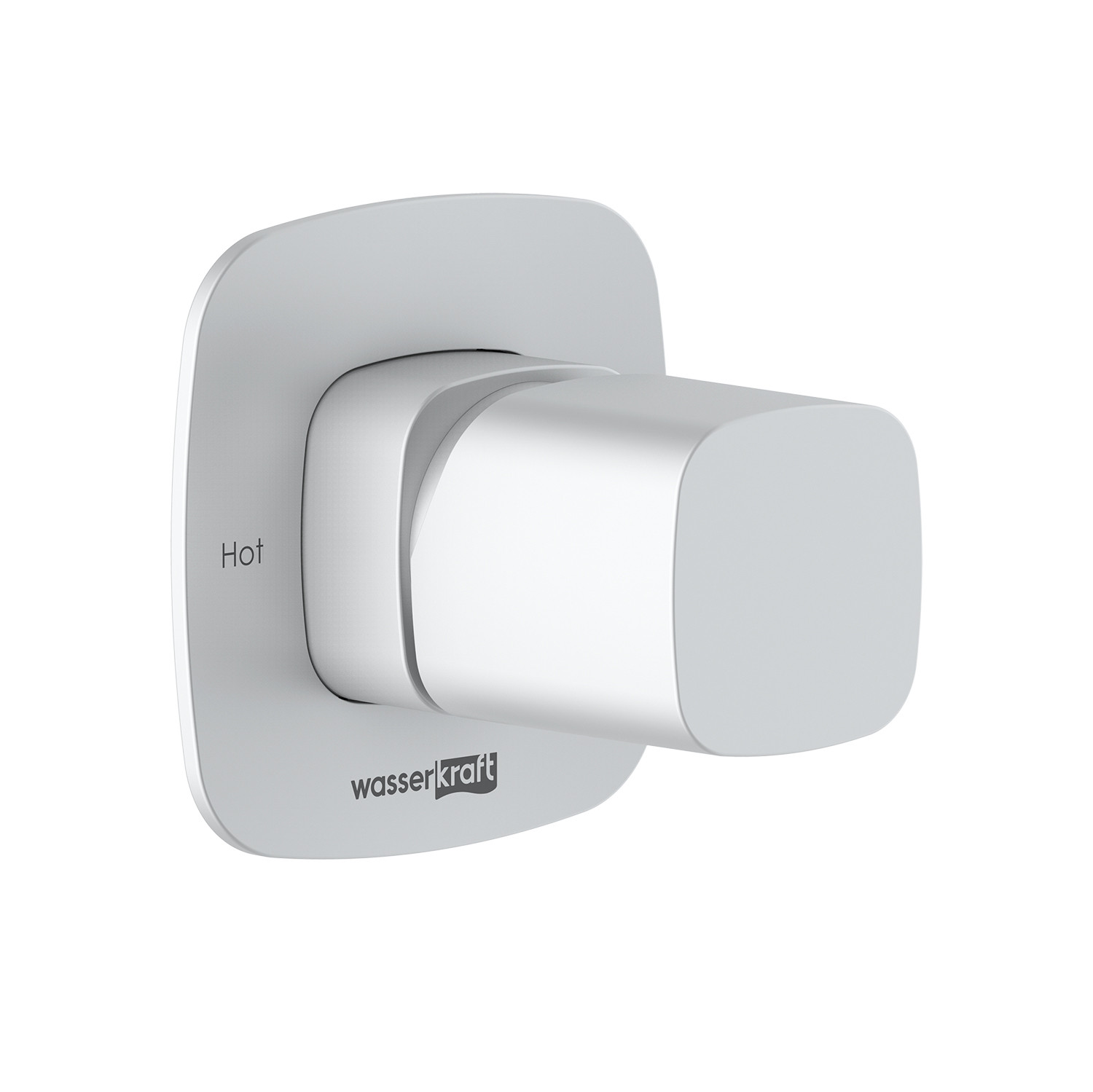 Смеситель для душа WasserKRAFT Saale 9551 белый Soft-touch