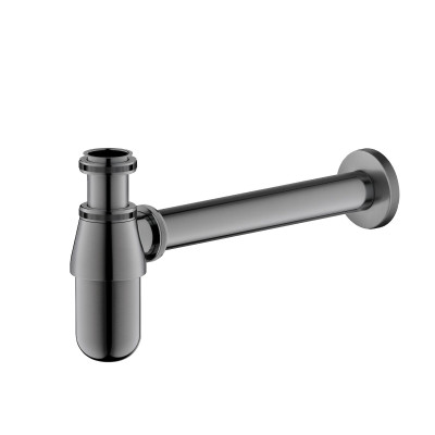 Сифон для раковины черное золото Timo 960/18L