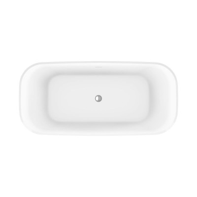 Акриловая ванна отдельностоящая белая 170x80см Belbagno Due BB702-1700-800-K