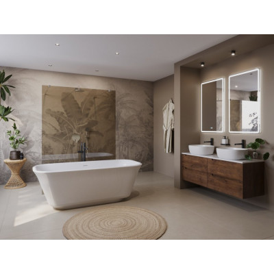 Акриловая ванна отдельностоящая белая 170x80см Belbagno Due BB702-1700-800-K