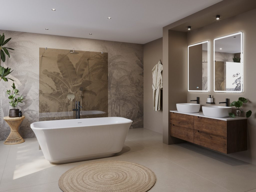 Акриловая ванна отдельностоящая белая 170x80см Belbagno Due BB702-1700-800-K