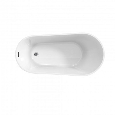 Акриловая ванна отдельностоящая белая 170x80см Belbagno BB704-1700-800-K